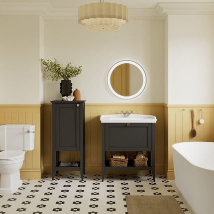 Ludlow Freestanding Double End Bath 1685x804mm | Matt White | 270L | 20-Year Guarantee