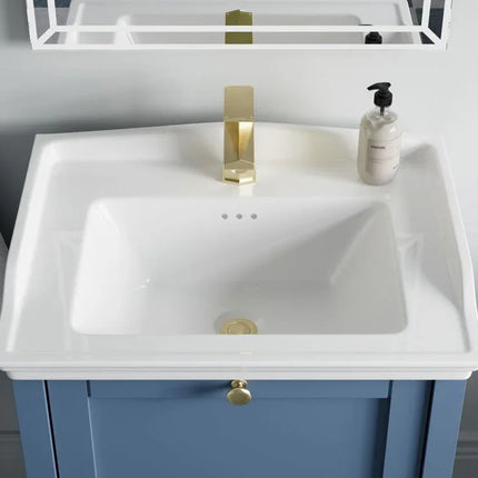Elegance Floor Standing Vanity Unit with Basin - 1 Drawer | Classic Design