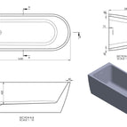 1630mm x 700mm