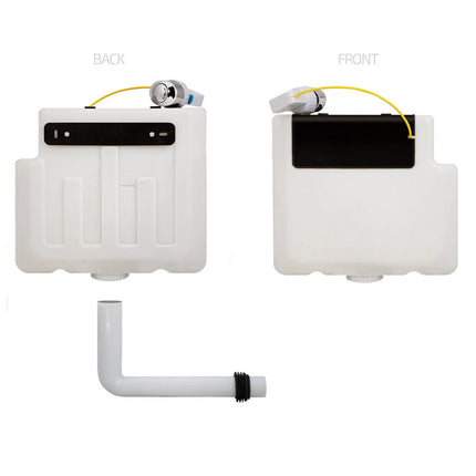 Kartell Dual Flush Concealed Cistern - Front & Top Access | WRAS Approved