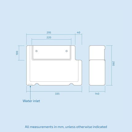 Kartell Dual Flush Concealed Cistern - Front & Top Access | WRAS Approved
