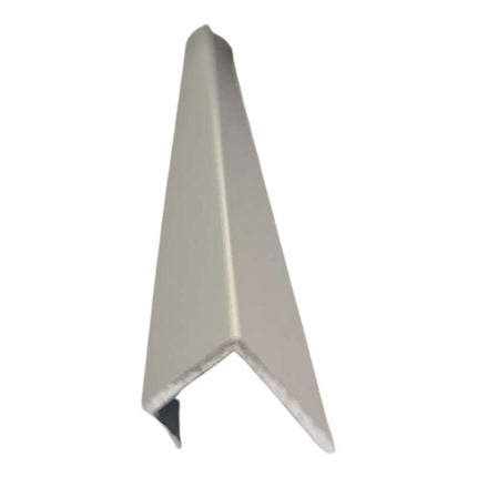Fibo J-Shaped End Cap Profile 2.4m - Wall Panel Edge Trim Aluminium