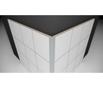 Fibo Small L-Shaped Profile 2.4m - Black or Aluminium Finish Aluminium