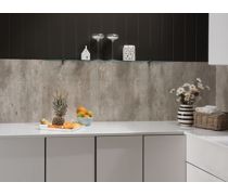 Fibo Plain Panel Splashback - Cracked Cement (Pk/2)