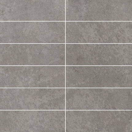 Fibo 30x10cm Rectangular Tile Splashback - Grey Sahara - Pack of 2 Panels