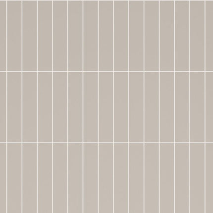 Fibo 4x20cm Vertical Tile Splashback - Warm Grey (Pk/2)