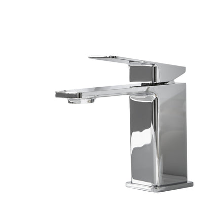 Fine Mono Basin Mixer | Chrome Brass | Ceramic Disc | Low Pressure
