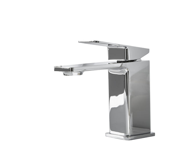 Fine Mono Basin Mixer | Chrome Brass | Ceramic Disc | Low Pressure