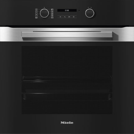 Miele H2861B Built-In Single Electric Oven - Clean Steel