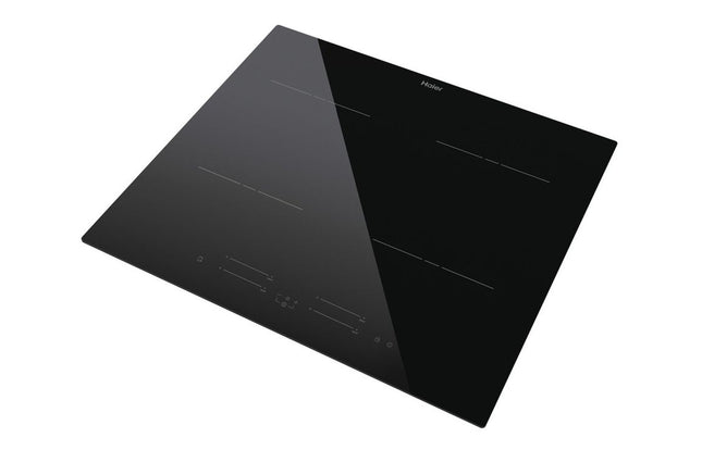 Haier 60cm Induction Hob 4 Zone Black Glass hOn App Connected - Built-In