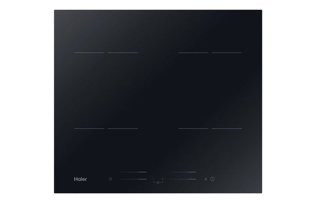 Haier 60cm Induction Hob 4 Zone Black Glass hOn App Connected - Built-In