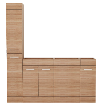 FlowLine Combination A | Fitted Bathroom Furniture Set | 3 Colours