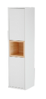 Matt White With Oak Shelf