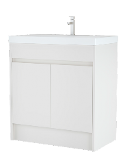 Melbourne 800mm Waterproof Vanity Unit with Slim Basin | 4 Colours