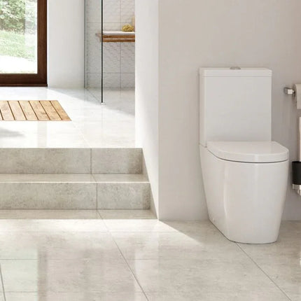 Jema Close Coupled Fully Shrouded WC with Soft Close Seat - White | Dual Flush | Lifetime Guarantee
