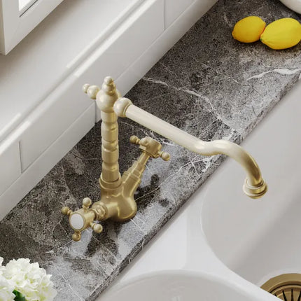 Kitchen Taps French Classic Mono Sink Mixer Tap | 3 Finishes