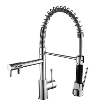 Kartell Dual Spout Kitchen Mixer Tap | Chrome | KST002