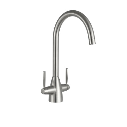 Moda Kitchen Sink Mixer, Brushed Steel