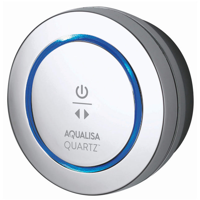 Aqualisa Quartz Digital Wired Diverter Valve Remote with Temperature - Chrome