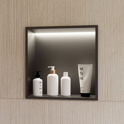RAK INGOT Recessed Niche with LED 300mm x 300mm