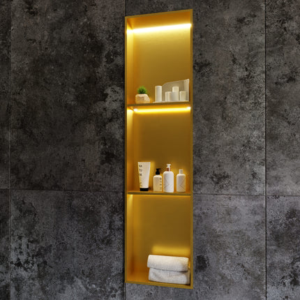 RAK INGOT Recessed Niche with 2-Shelf and LED 305 x 1210mm
