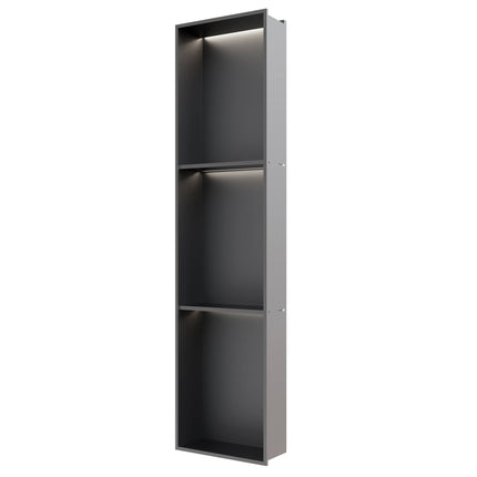 RAK INGOT Recessed Niche with 2-Shelf and LED 305 x 1210mm