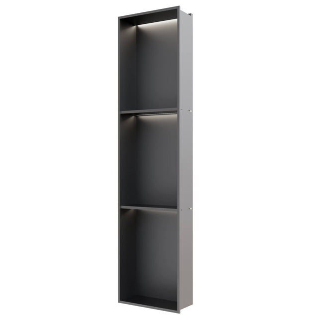 RAK INGOT Recessed Niche with 2-Shelf and LED 305 x 1210mm