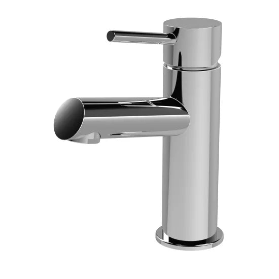 Nuie Navala Mono Basin Mixer Tap with Push-Button Waste | Chrome, Matt Black or Brushed Brass