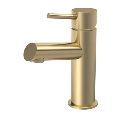 Nuie Navala Mono Basin Mixer Tap with Push-Button Waste | Chrome, Matt Black or Brushed Brass