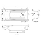 1500mm x 700mm
