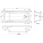 1800mm x 800mm