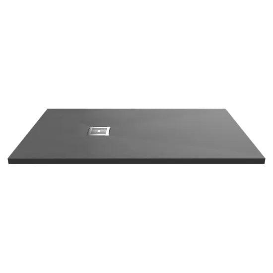 Nuie Slimline Rectangular Shower Tray 1400 x 800mm — Grey Slate (NLT71033)
