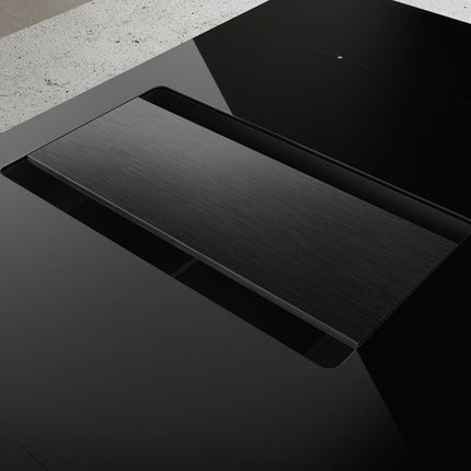 Elica NikolaTesla Alpha 78cm Venting Induction Hob - Black Glass 4 Zone