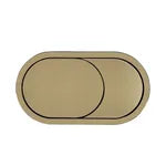 Tavistock Oval Dual Flush Button | 4 Finishes | Pneumatic Cisterns