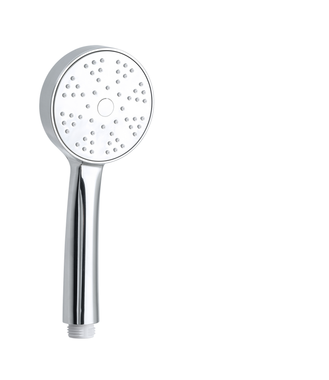 Euroshowers EcoSpar 1 Water-Saving Shower Handset | 9 LPM Flow Restrictor | Chrome & White | ½" BSP