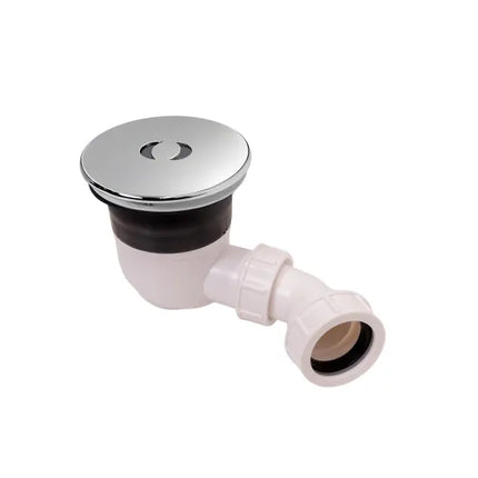 TOP-FIX Shower Tray Waste — 90mm — Top-Fix Installation — Chrome, Matt Black & Brushed Brass