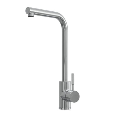 Vito L Neck TOP-FIX Kitchen Mixer Tap | Extended Reach | Chrome, Black, Brass & Steel Chrome