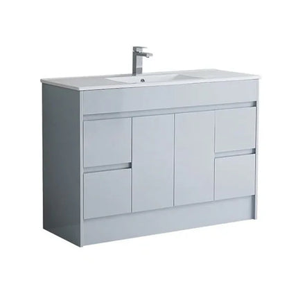 Melbourne 1200mm Waterproof Vanity Unit with Basin | Slim Collection Light Grey