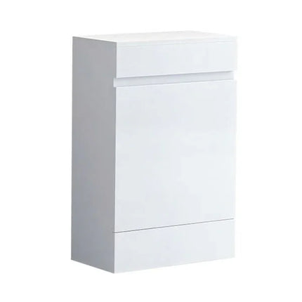 Melbourne & Sydney 500mm Waterproof WC Unit with Top | Bathroom Furniture White Gloss