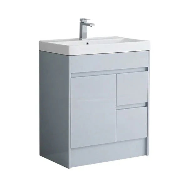 Melbourne 750mm Waterproof Vanity Unit with Basin | Slim Edge Collection Light Grey Edge