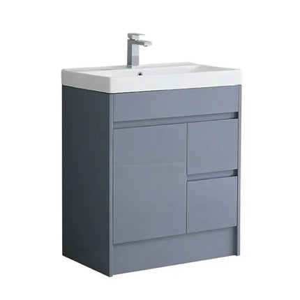 Melbourne 750mm Waterproof Vanity Unit with Basin | Slim Edge Collection Mid Grey Edge