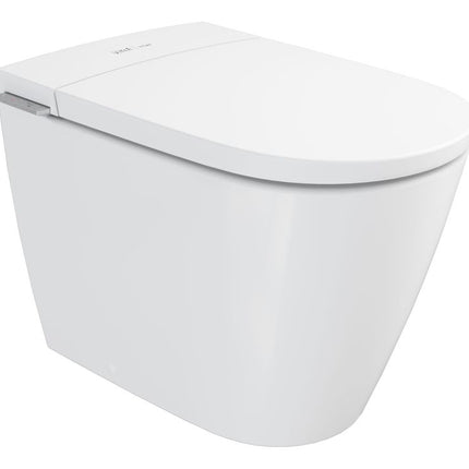 White Back To Wall toilet on a white background