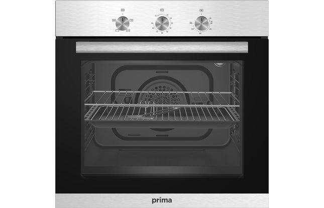 Prima Oven, Gas Hob & Chimney Hood Pack - St/Steel