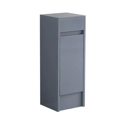 Melbourne 300mm Waterproof Storage Unit - 1 Door | Compact Bathroom Storage Mid Grey