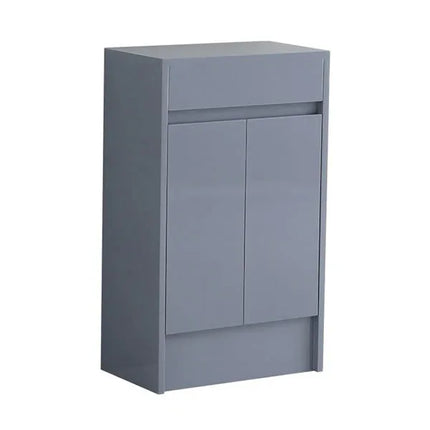 Melbourne 500mm Waterproof Storage Unit - 2 Doors | Bathroom Furniture Mid Grey