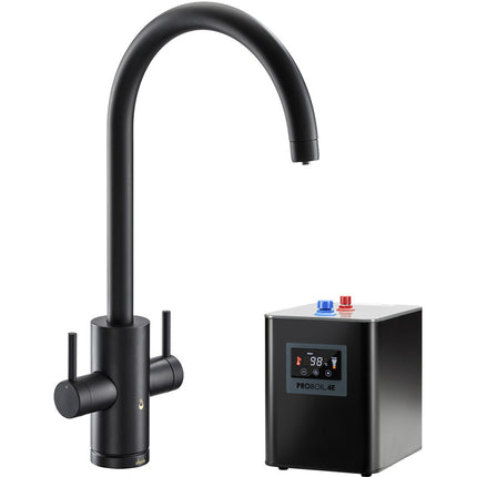 Abode Profile 4 IN 1 Monobloc Tap & Proboil.4E Tank Matt Black