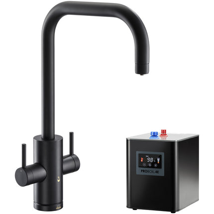 Abode Project 4 IN 1 Monobloc Tap & Proboil.4E Tank - Matt Black