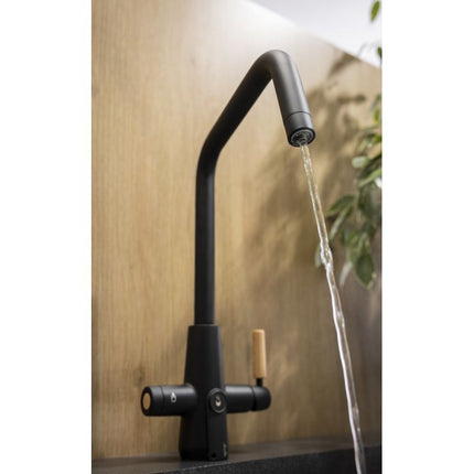 Abode Scandi-E 4 IN 1 Monobloc Tap - Matt Black