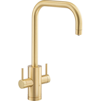 Abode Project 4 IN 1 Monobloc Tap & Proboil.4E Tank - Brushed Brass