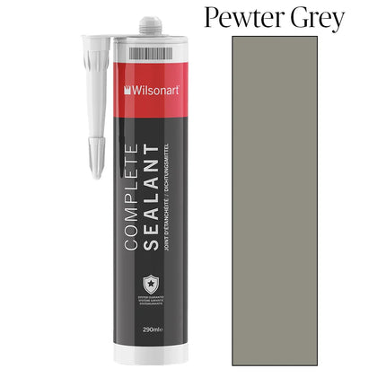 Wilsonart Complete Sealant - 14 Colours for Elite, Mermaid & Alloy Panels | 290ml Pewter Grey